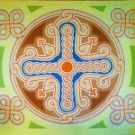 Cathedral painting Celtic Knots